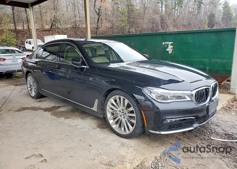 2016 BMW 750 Xi z USA, uszkodzony, nr VIN WBA7F2C55GG416592